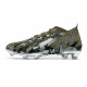 Botas de fútbol Adidas Predator Edge.1 FG Crystal Focus Oliva Plateado Metálico Magic Lima