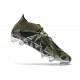 Botas de fútbol Adidas Predator Edge.1 FG Crystal Focus Oliva Plateado Metálico Magic Lima