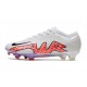 Nike Air Zoom Mercurial Vapor 15 Elite FG Blanco Negro Rojo