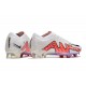 Nike Air Zoom Mercurial Vapor 15 Elite FG Blanco Negro Rojo