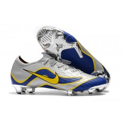 Zapatos de Fútbol Nike Mercurial Vapor 12 Elite FG Azul Plata