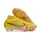Bota Nike Air Zoom Mercurial Superfly 9 Elite FG Amarillo strike Brillo de Atardecer Casi Uva