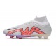 Nike Air Zoom Mercurial Superfly 9 Elite FG Blanco Negro Leche De Coco