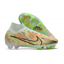 Nike Air Zoom Mercurial Superfly 9 Elite FG Casi Verde Azul Naranja