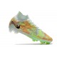 Nike Air Zoom Mercurial Superfly 9 Elite FG Casi Verde Azul Naranja