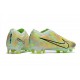 Nike Air Zoom Mercurial Vapor 15 Elite FG Casi Verde Oscuro Azul Total Naranja