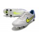Nike Tiempo Legend 9 Elite SG-Pro AC Gris Niebla Volt Zafiro