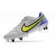 Nike Tiempo Legend 9 Elite SG-Pro AC Gris Niebla Volt Zafiro