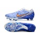 Nike Air Zoom Mercurial Vapor 15 Elite FG Blanco Azul Oro