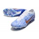 Nike Air Zoom Mercurial Vapor 15 Elite FG Blanco Azul Oro