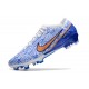 Nike Air Zoom Mercurial Vapor 15 Elite FG Blanco Azul Oro