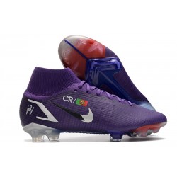 Zapatillas de Fútbol Nike Mercurial Superfly 8 Elite FG Ronaldo CR7 Violeta