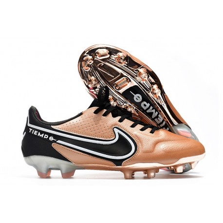 Botas fútbol Nike Tiempo Legend 9 Elite FG Cobre Metálico Blanco Negro
