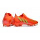 Bota Adidas Predator Edge.1 Low Fg Rojo Team Solar Verde Negro