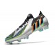 Adidas Predator Edge.1 Low Fg Plateado Metálico Negro Amarillo Solar
