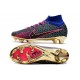 Bota Nike Air Zoom Mercurial Superfly 9 Elite FG Rosa Azul Violeta