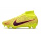 Bota Nike Air Zoom Mercurial Superfly 9 Elite FG Amarillo Rojo