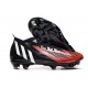 Botas de fútbol Adidas Predator Edge.1 FG Negro Rojo Blanco
