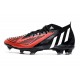 Botas de fútbol Adidas Predator Edge.1 FG Negro Rojo Blanco