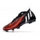 Botas de fútbol Adidas Predator Edge.1 FG Negro Rojo Blanco