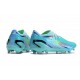 Botas de fútbol Adidas X Speedportal.1 FG Transparente Agua Rojo Azul