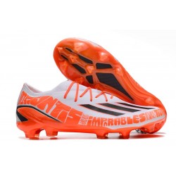 Botas de fútbol Adidas X Speedportal.1 FG Messi Blanco Negro Rojo Solar