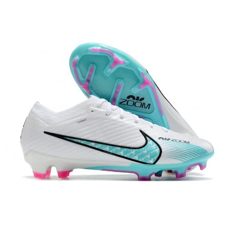 Nike Zoom Mercurial Vapor XV Elite FG Blanco Azul Báltico Rosa Blast Indigo Hazea