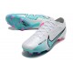 Nike Zoom Mercurial Vapor XV Elite FG Blanco Azul Báltico Rosa Blast Indigo Hazea