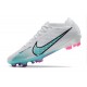 Nike Zoom Mercurial Vapor XV Elite FG Blanco Azul Báltico Rosa Blast Indigo Hazea