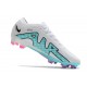 Nike Zoom Mercurial Vapor XV Elite FG Blanco Azul Báltico Rosa Blast Indigo Hazea