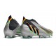 Adidas Predator Edge+ Fg Plateado Metálico Negro Amarillo Solar