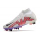 Nike Zoom Mercurial Superfly 9 Elite SG Blanco Negro Rojo