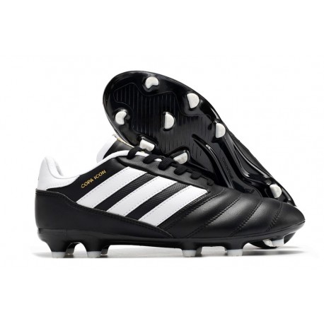 Bota adidas Copa Icon Mundial .1 FG Negro Blanco Dorado Met