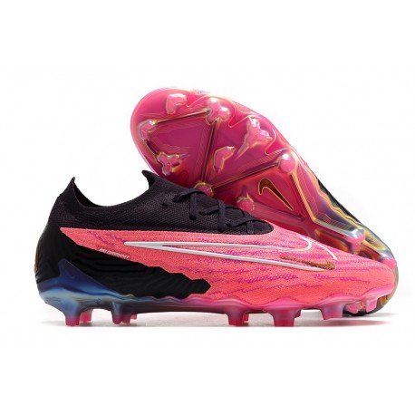Nike Phantom GX Elite FG Bota Rosa Negro