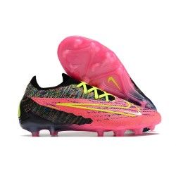 Nike Phantom GX Elite FG Bota Rosa Negro Amarillo