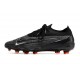 Nike Phantom GX Elite FG Bota Negro Cumbre Blanco Dk Gris Humo
