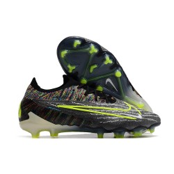 Nike Phantom GX Elite FG Bota Negro Voltio Blanco Azul Glow