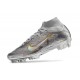 Nike Zoom Mercurial Superfly IX Elite XXV FG Plateado Metalizado Oro