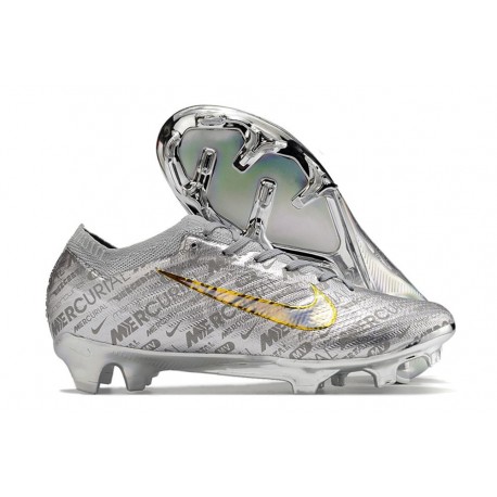 Nike Zoom Mercurial Vapor XV Elite XXV FG Plateado Metalizado Oro
