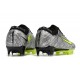 Nike Zoom Mercurial Vapor XV Elite FG Plateado Metalizado Negro