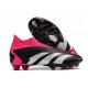 Zapatillas de fútbol adidas Predator Accuracy+ FG Negro Rosa Blanco