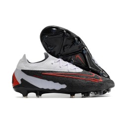 Nike Phantom GX Elite FG Bota Negro Gris Rojo