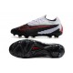 Nike Phantom GX Elite FG Bota Negro Gris Rojo