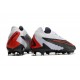 Nike Phantom GX Elite FG Bota Negro Gris Rojo