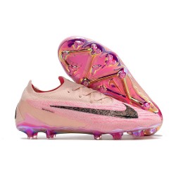 Nike Phantom GX Elite FG Bota Rosa Negro