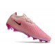 Nike Phantom GX Elite FG Bota Rosa Negro