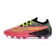 Nike Gripknit Phantom GX Elite FG Rosa Negro Amarillo