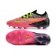 Nike Gripknit Phantom GX Elite FG Rosa Negro Amarillo