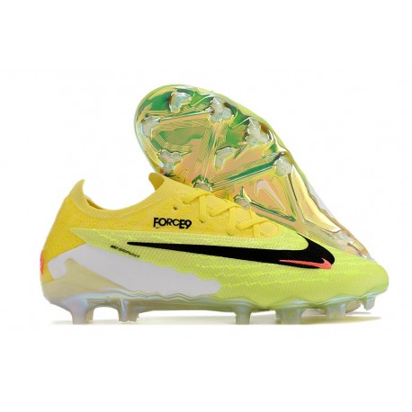 Nike Gripknit Phantom GX Elite FG Amarillo Verde Negro