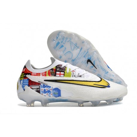 Nike Gripknit Phantom GX Elite FG Blanco Oro